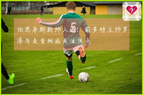 伯恩茅斯新帅人选：前多特主帅罗泽与麦肯纳成关注焦点